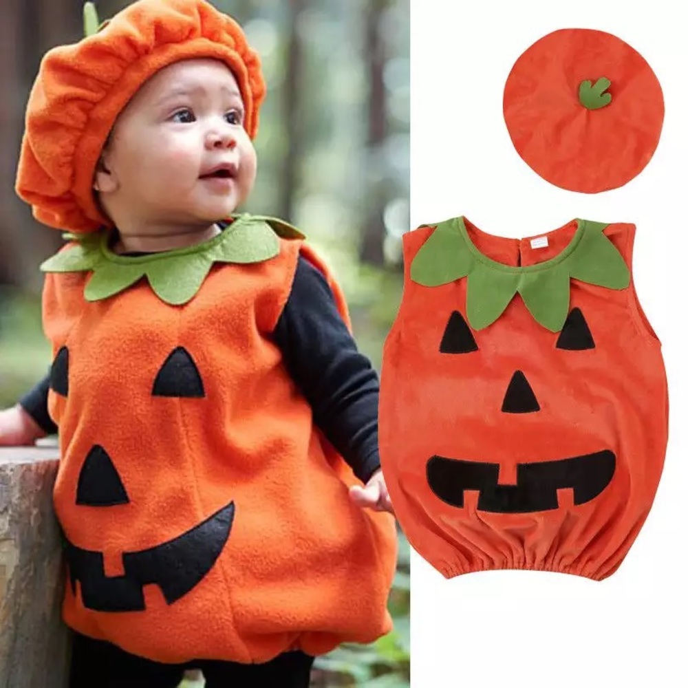 Toddler pumpkin costume